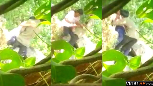Uncut Desi Couple’s Wild Park Encounters Caught On Hidden Cam