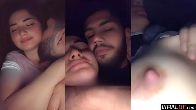 Viral Karachi College Girl Caught In Steamy Car Makeout With Passionate Kissing And Boob Sucking Action
